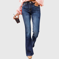 Comfortable Stretch Pants Deep Blue