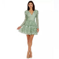 Dress The Population Dress The Population Women's Kari Embroidered Fit