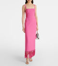 Palermo Fringed Maxi Dress In Pink Taller Marmo Mytheresa