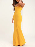 Dress Petite Length (~5'2) Infinite Glory Golden Yellow Maxi Dress