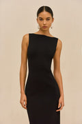 Ava Knit Dress Black