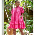 Byegreis Dress Byegreis Leticia Pink Dress Small Color: Pink Size: S