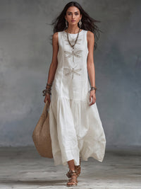 Myla - Sleeveless Dragonfly Dress