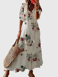 Amalia | Boho Vintage Summer Dress Flowers