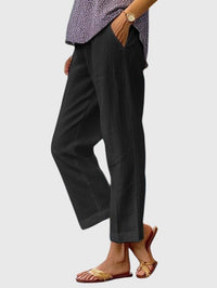 Elaine | Elegant Women's Pants Black