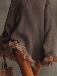 Hester - Ruffled Knit Dress
