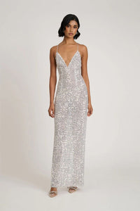 Mevia Gown Silver Medium Silver
