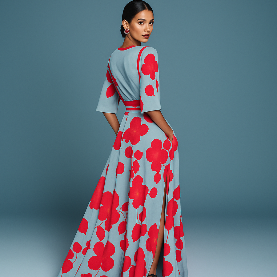 Madison - Elegant Viscose Dress