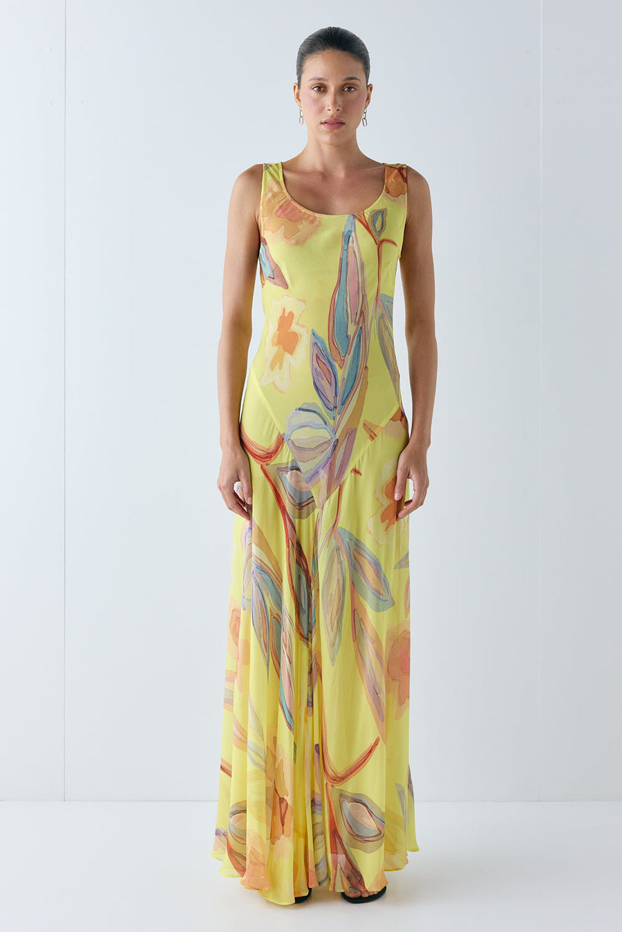 Alora Sheer Maxi Dress Anais