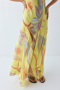 Alora Sheer Maxi Dress Anais