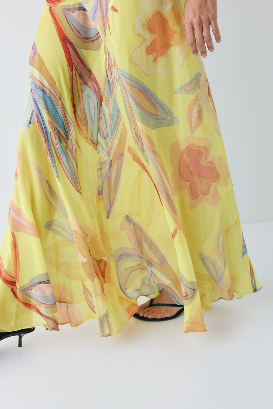 Alora Sheer Maxi Dress Anais
