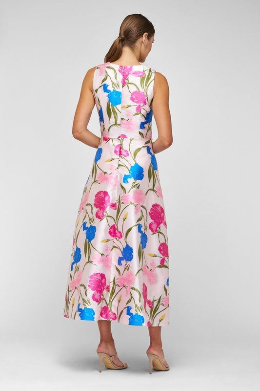 Fuchsia Payton Tea Length Dress