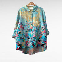 Blanche - Elegant Linen Summer Blouse