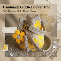 Maribel – Handcrafted Crochet Floral Tote Bag