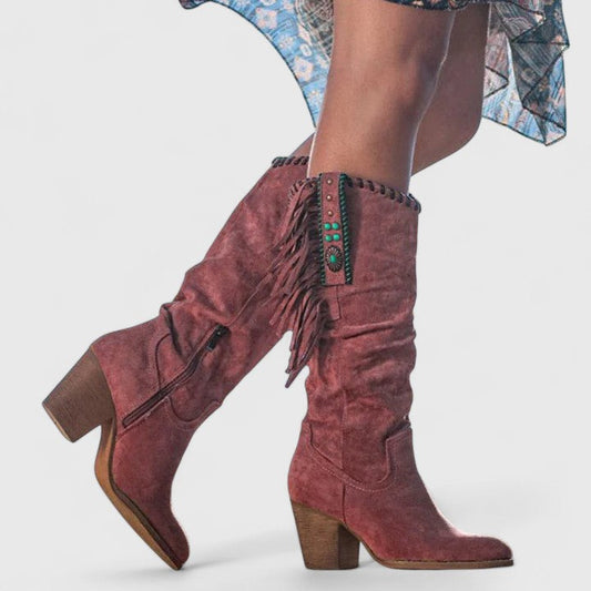 Megyn | Orthopedic Boots Red