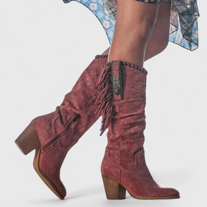 Megyn | Orthopedic Boots Red