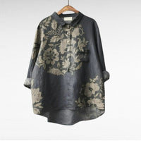 Allegra - Elegant Linen Summer Blouse