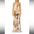 L'idee Dress L'idee Black Tie Gown Color: Blue Pink Size: S