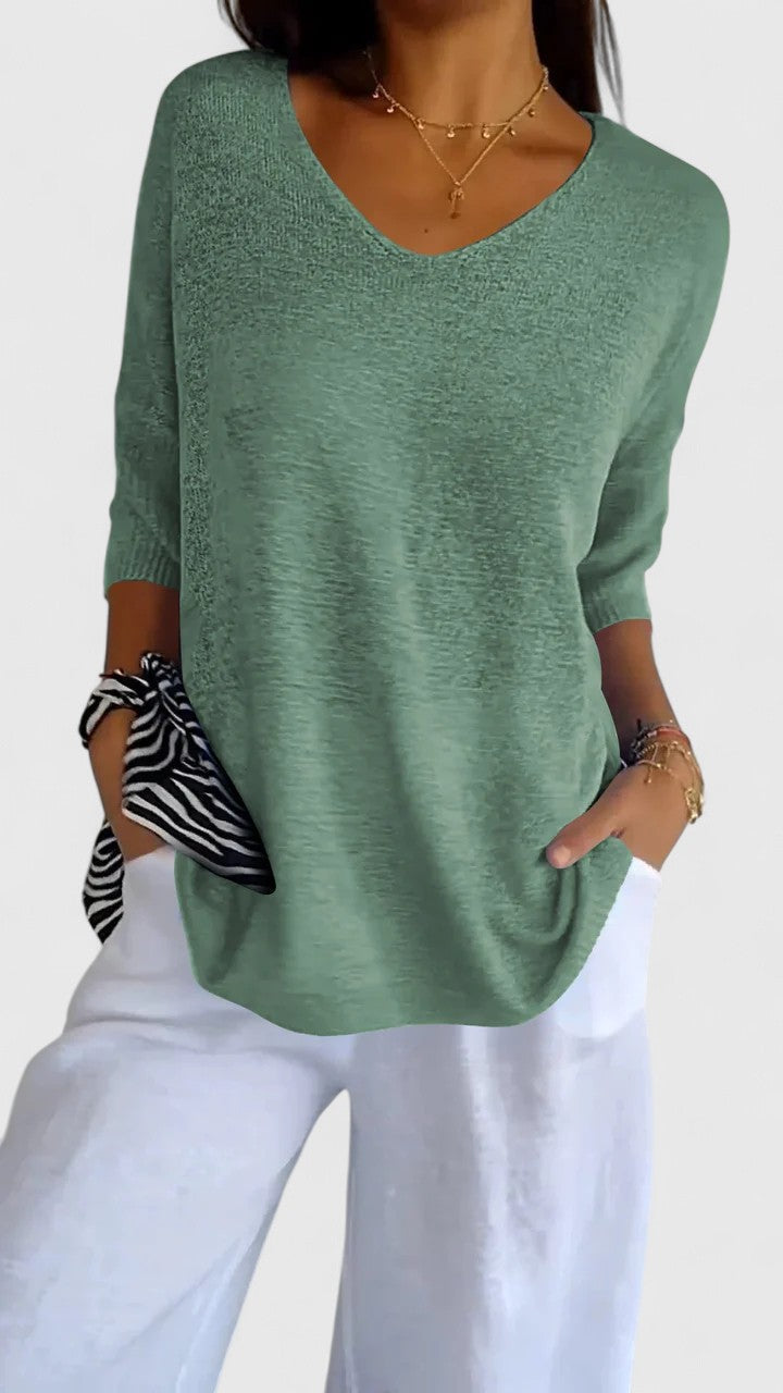 Sonylah | Comfortable Top Grass Green