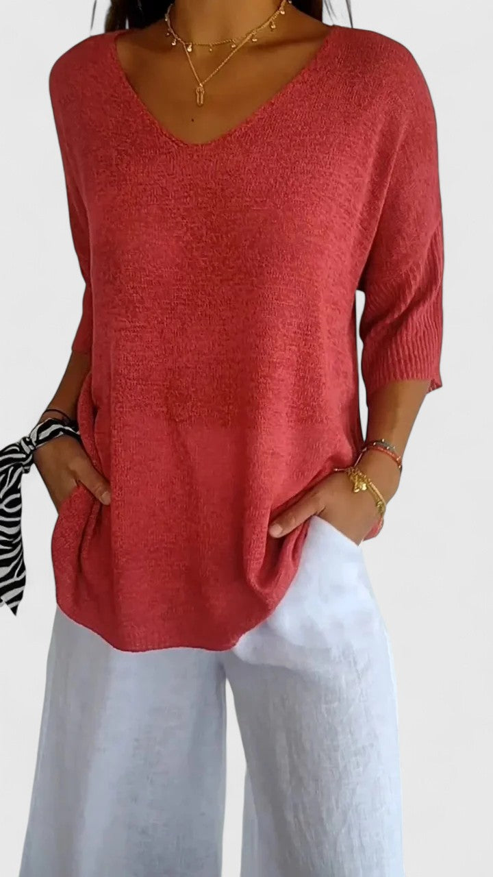 Sonylah | Comfortable Top Red