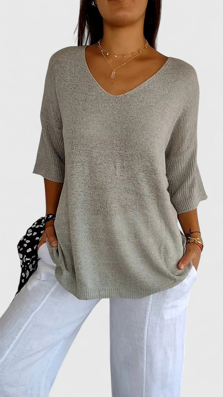Sonylah | Comfortable Top Gray