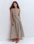Sleeveless Zip Denim Dress
