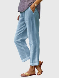 Elaine | Elegant Women's Pants Blue