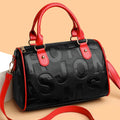 Embossed Faux Leather Bag - Yanelis