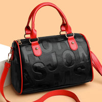 Embossed Faux Leather Bag - Yanelis