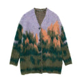 Nicky Button-Front Knit Cardigan