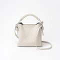 Structured Leather Bucket Bag
