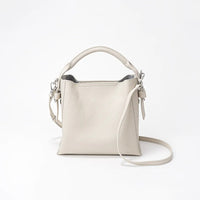 Structured Leather Bucket Bag