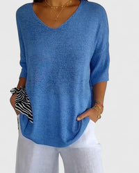 Karyxiah | Sophisticated Top Blue