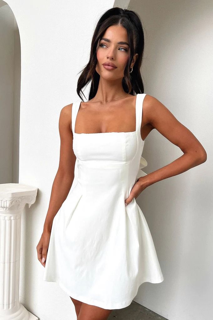Bransley Dress White