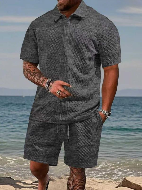 Magnus - Structured Lightweight Summer Polo and Short Set