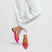 Frendessa | Fringe Ballet Flats Brown