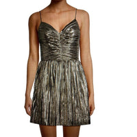 Michael Kors Dress Nwt Michael Kors Womens Pleated Lame Bustier D