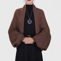 Elyzianne | Elegant Cardigan Brown