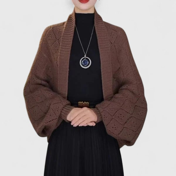 Elyzianne | Elegant Cardigan Brown