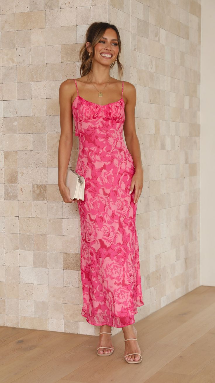 Margie Midi Dress Pink Buy Women's Dress Billy J