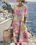 Vivia – Printed Loose-Fit Dress