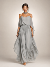 Felicita – Elegant Chiffon Trouser Set