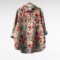 Naomi - Elegant Linen Summer Blouse
