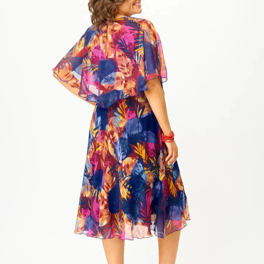 Riva - Breezy Plus-Size Chiffon Dress