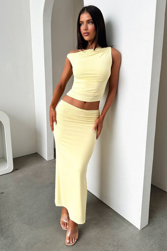 Vamika Maxi Skirt Yellow