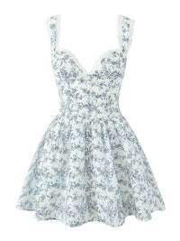 That First Kiss Dress Blue White