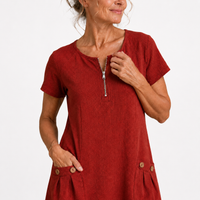 Sadie - Cotton and Linen Casual Dress