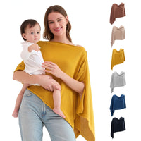 Taupe Peekaboo Nursing Poncho