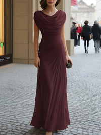 Victoria – Ruched Elegant Maxi Dress