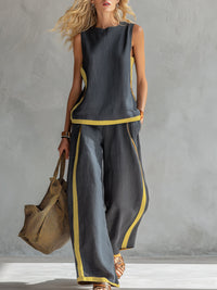 Lilias – Cotton Linen Two-Piece Set